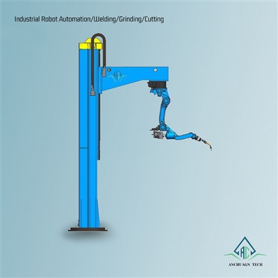 Robotas aukštyn kojomis pakeliama konsolė